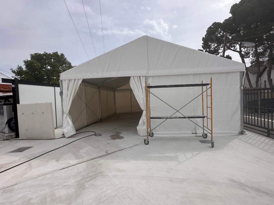 Carpa a 2 aguas en alicante